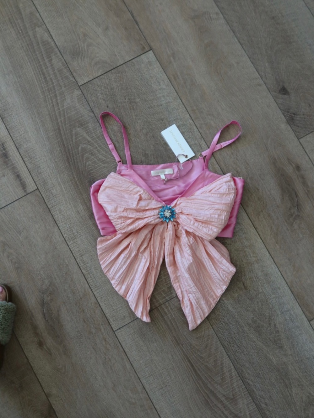 NWT LoveShackFancy Bow Bustier Top ✧ Size 4 · · Brand new with tags